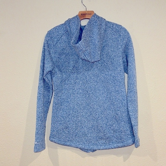 Eddie Bauer Blue Hooded Radiator Fleece 2.0 Long Full-Zip Jacket size XSmall - Picture 7 of 7